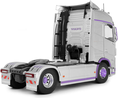 Available to Order – Volvo Trucks FH Globetrotter XL Silver & Purple 2023 1:24 (SOL 2400105)