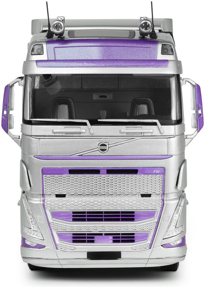 Available to Order – Volvo Trucks FH Globetrotter XL Silver & Purple 2023 1:24 (SOL 2400105)