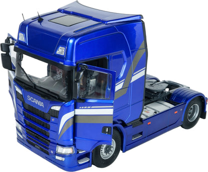 Scania 580S Highline Metallic Blue 2023 1:24 Solido Model (view 6)