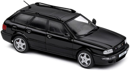 Available To Order – Audi Avant RS2 Black 1:43 Solido Model (SOL 4310103)