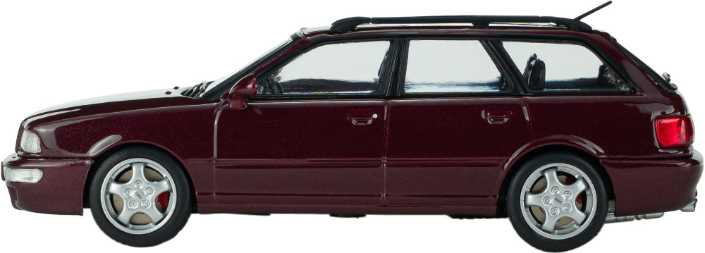 Audi Avant RS2 Ruby Red 1995 1:43 Solido Model (view 2)