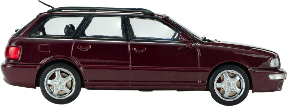 Audi Avant RS2 Ruby Red 1995 1:43 Solido Model (view 3)