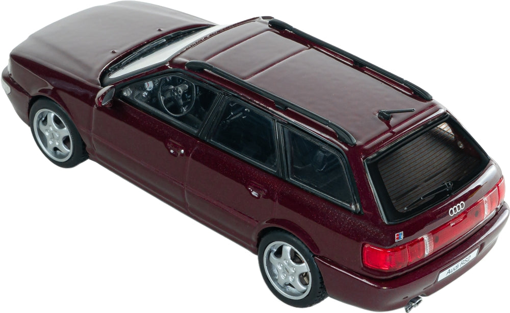 Audi Avant RS2 Ruby Red 1995 1:43 Solido Model (view 5)