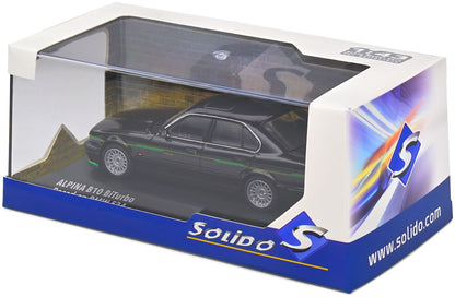 Available To Order – Alpina B10 Biturbo Black 1994 1:43 Solido Model (SOL 4310406)