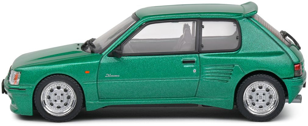 Peugeot 205 Dimma Green 1992 1:43 Solido Model (view 6)