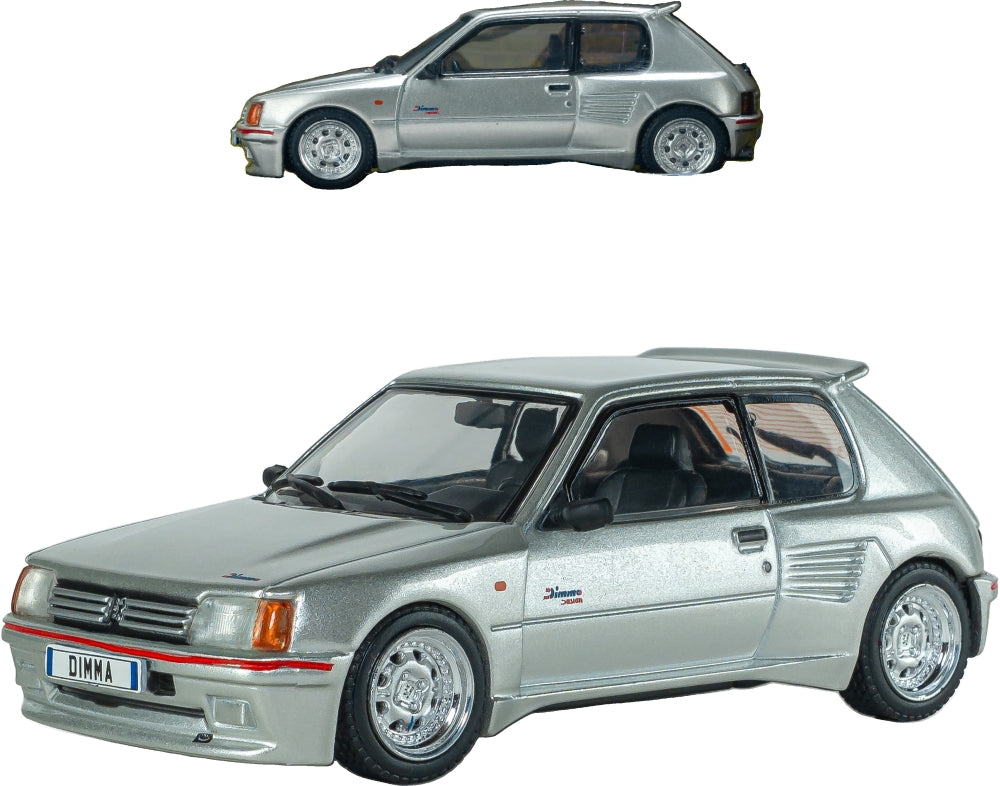 Peugeot 205 Dimma Gris Futura 1992 1:43 Solido Model (view 3)