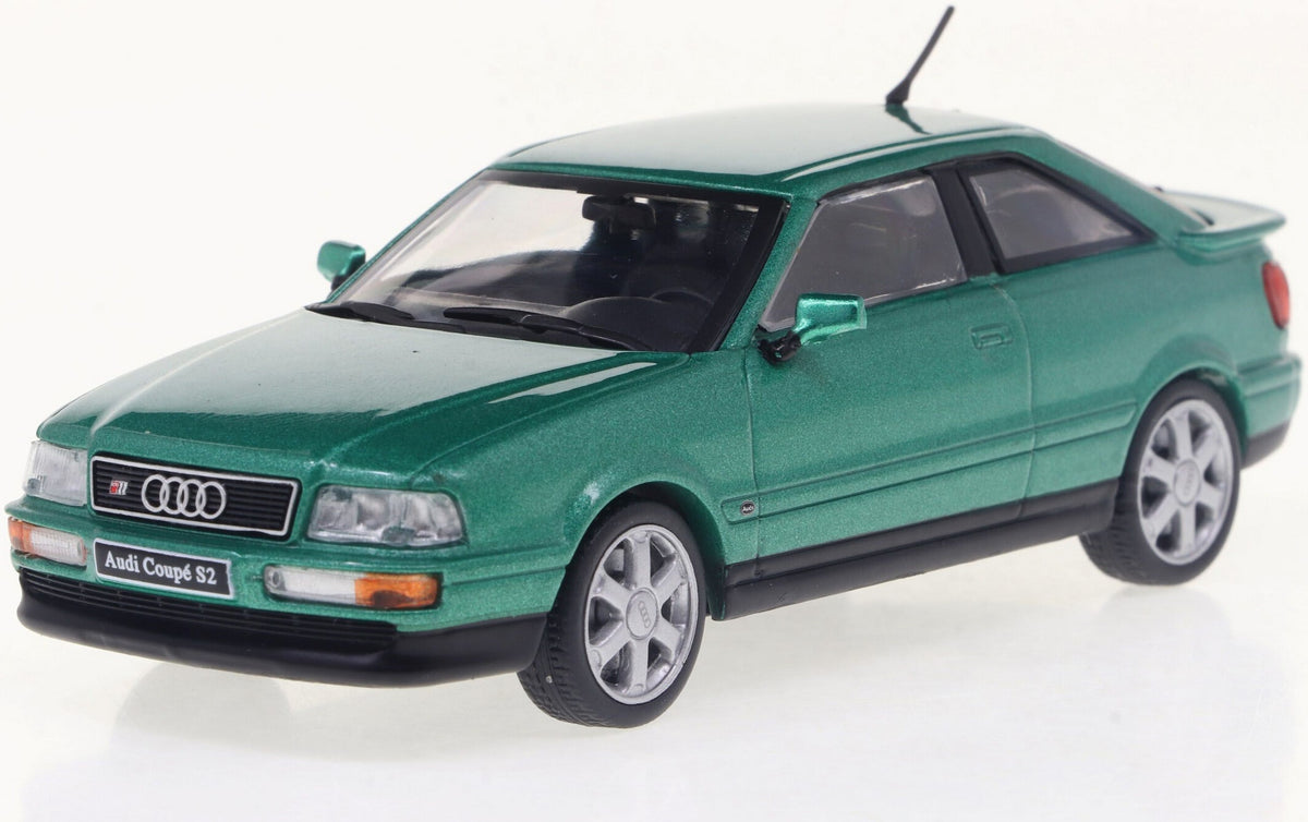 Audi Coupe S2 Green 1994 1:43 Solido Model (view 5)