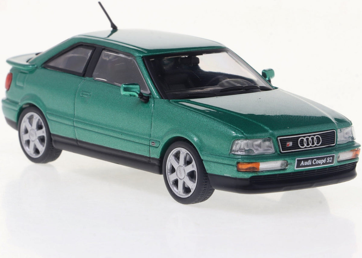 Audi Coupe S2 Green 1994 1:43 Solido Model (view 6)
