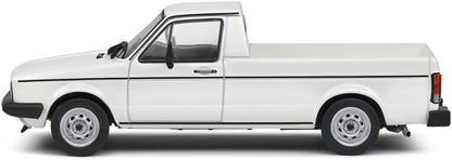 VW Caddy Pickup White 1990 1:43 Solido Model Car (view 2)