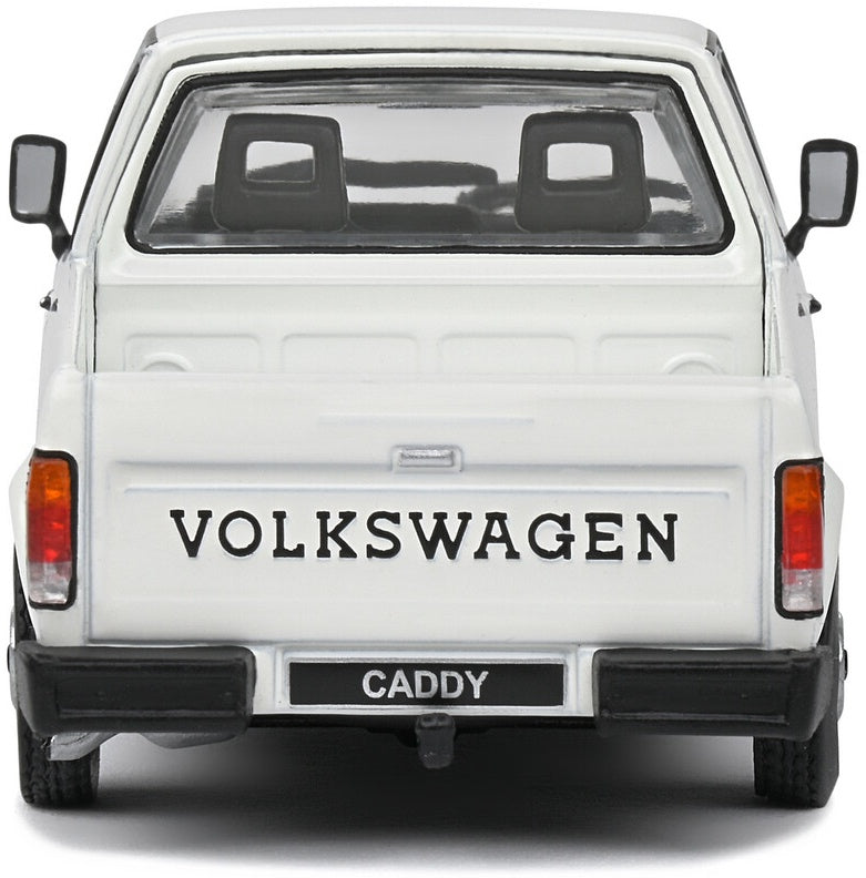 VW Caddy Pickup White 1990 1:43 Solido Model Car (view 3)