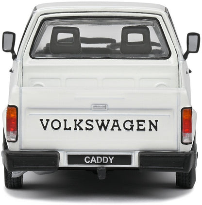 VW Caddy Pickup White 1990 1:43 Solido Model Car (view 3)
