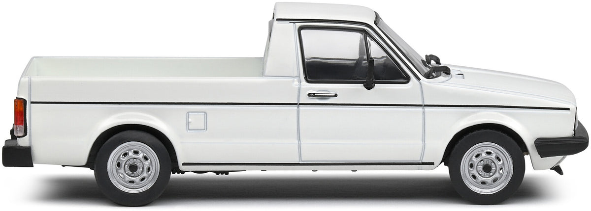 VW Caddy Pickup White 1990 1:43 Solido Model Car (view 5)