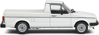 VW Caddy Pickup White 1990 1:43 Solido Model Car (view 5)