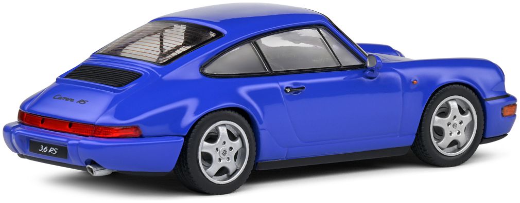 Porsche 964 RS Blue 1992 1:43 Solido Model (view 2)