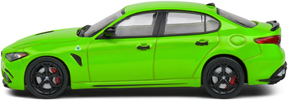 Available To Order – Alfa Romeo Giulia Quadrifoglio Green 2020 1:43 Solido Model (SOL 4313106)