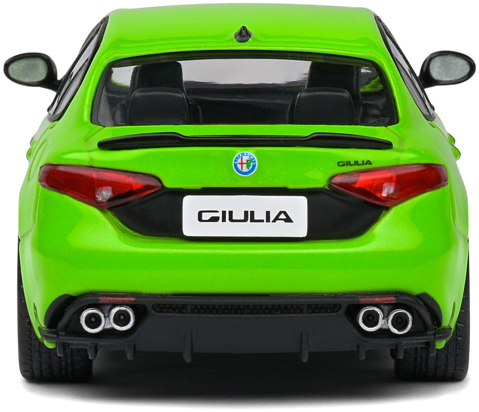 Available To Order – Alfa Romeo Giulia Quadrifoglio Green 2020 1:43 Solido Model (SOL 4313106)