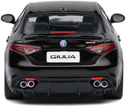 Available To Order – Alfa Romeo Giulia Quadrifoglio Black 1:43 Solido Model (SOL 4313107)