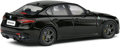 Available To Order – Alfa Romeo Giulia Quadrifoglio Black 1:43 Solido Model (SOL 4313107)