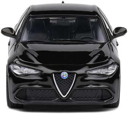 Available To Order – Alfa Romeo Giulia Quadrifoglio Black 1:43 Solido Model (SOL 4313107)