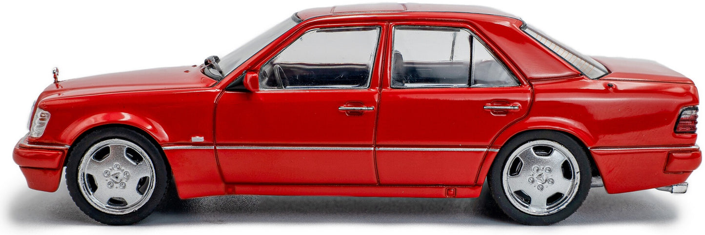 Available To Order – Mercedes Benz (W124) E60 AMG Signal Red 1994 1:43 Solido Model (SOL 4313204)