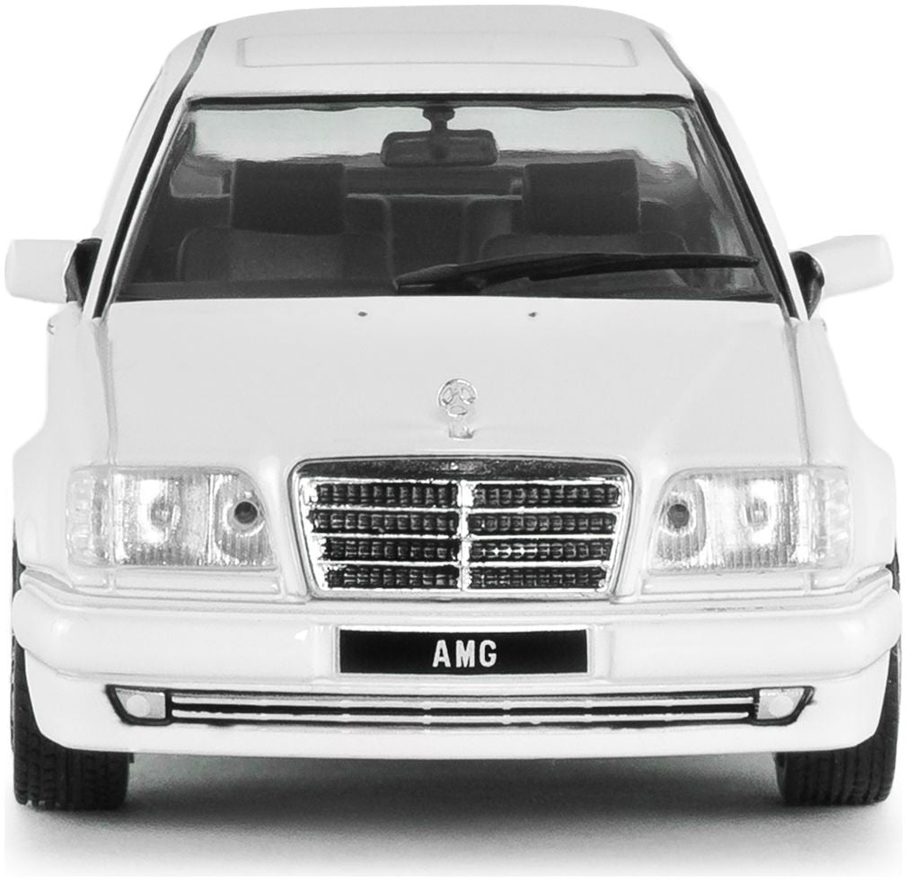 Mercedes Benz (W124) E60 AMG White 1994 1:43 Solido Model (view 2)
