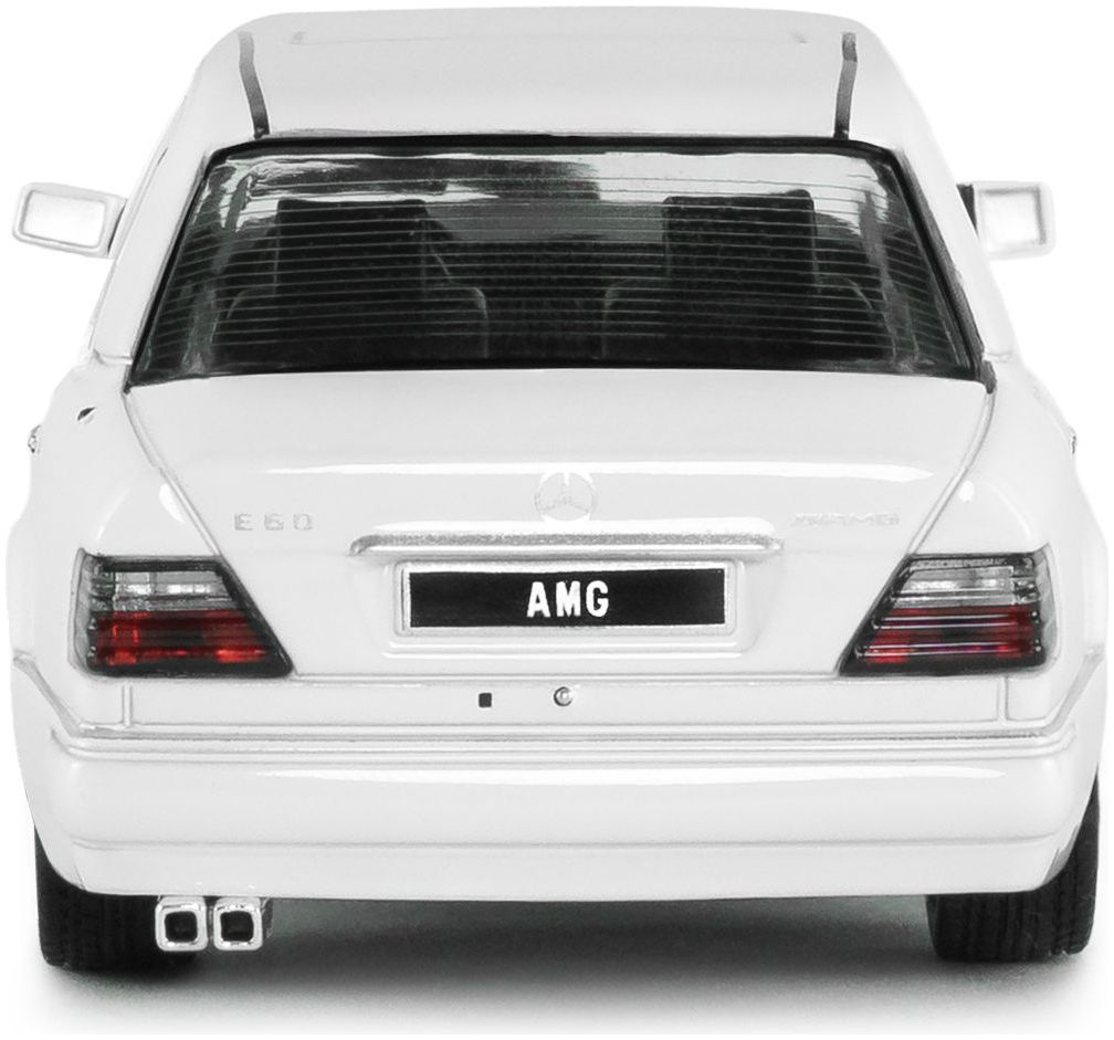 Mercedes Benz (W124) E60 AMG White 1994 1:43 Solido Model (view 5)