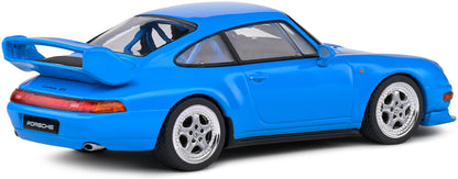 Porsche 993 RS Clubsport Blue 1:43 Solido Model (view 4)
