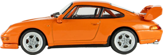 Porsche 911 (993) RS Clubsport Blood Orange 1995 1:43 Solido Model (view 2)