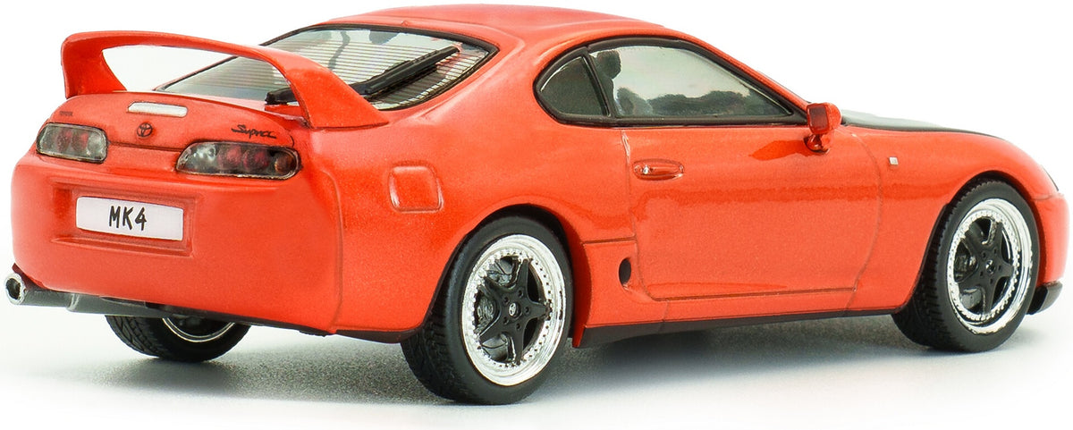 Toyota Supra MK.4 Orange Custom 2001 1:43 Solido Model (view 3)