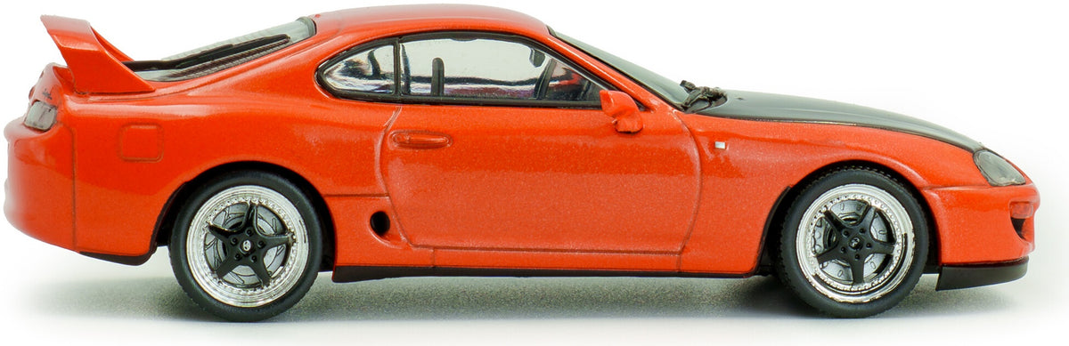 Toyota Supra MK.4 Orange Custom 2001 1:43 Solido Model (view 4)