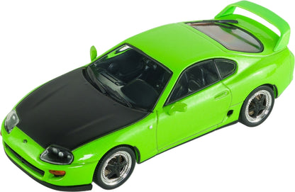 Toyota Supra MK.4 Solido Works Neon Green 2001 1:43 Solido Model (view 4)