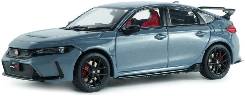 Honda Civic Type R Sonic Grey 2023 1:43 Solido Model (view 5)