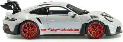 Porsche 992 GT3 RS Grey/Red 2023 1:43 Solido Model (view 4)