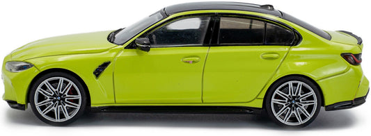BMW M3 Competition Sedan Sao Paulo Yellow 2023 1:43 Solido Model (view 2)