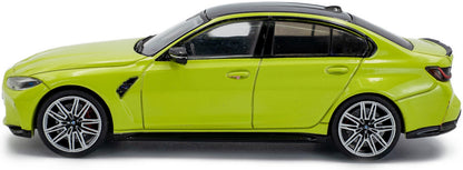 BMW M3 Competition Sedan Sao Paulo Yellow 2023 1:43 Solido Model (view 2)