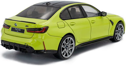BMW M3 Competition Sedan Sao Paulo Yellow 2023 1:43 Solido Model (view 4)