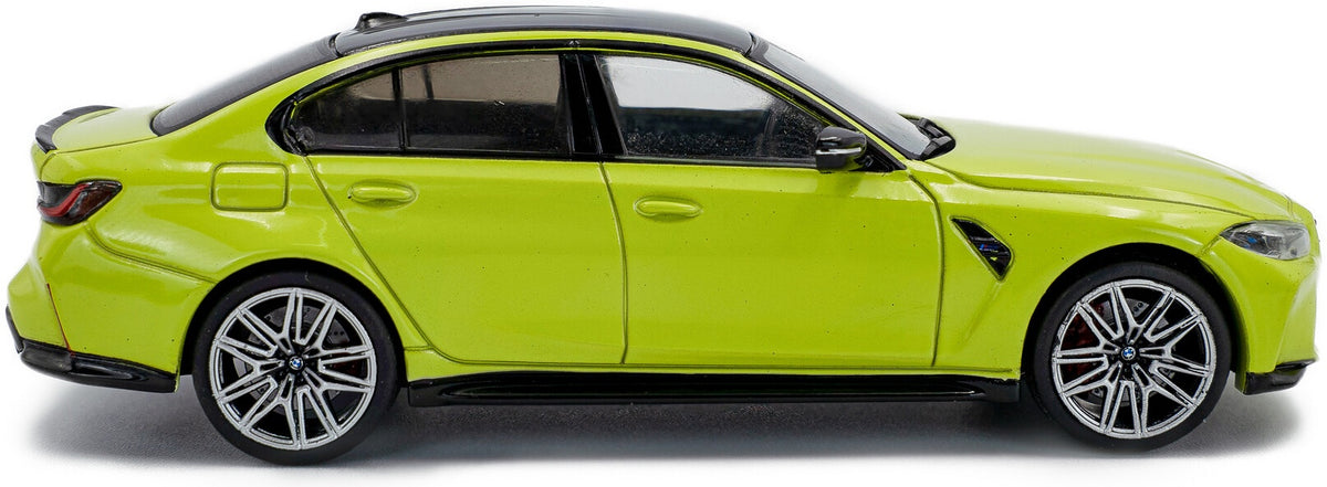 BMW M3 Competition Sedan Sao Paulo Yellow 2023 1:43 Solido Model (view 5)