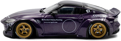 Nissan PANDEM Fairlady Z - Purple (400Z Rocket Bunny Bodyit) 2023 1:43 Solido Model (view 2)