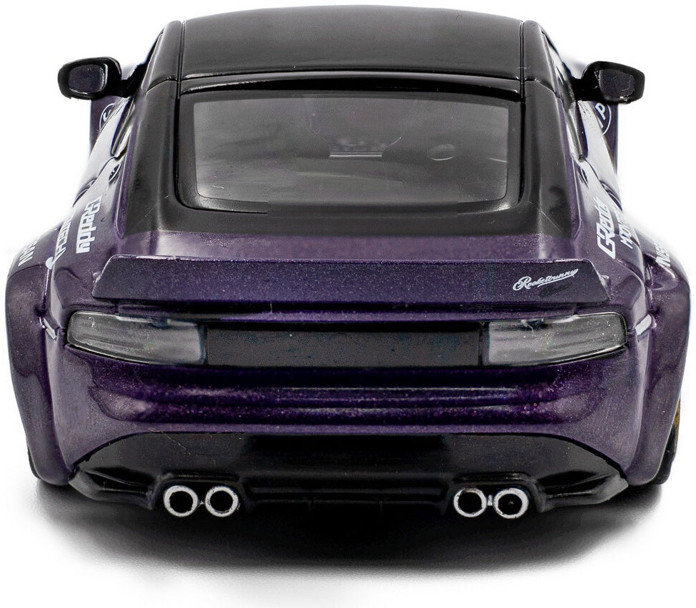 Nissan PANDEM Fairlady Z - Purple (400Z Rocket Bunny Bodyit) 2023 1:43 Solido Model (view 3)