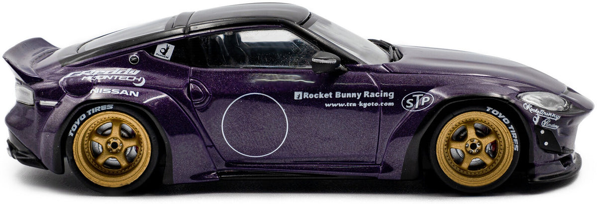 Nissan PANDEM Fairlady Z - Purple (400Z Rocket Bunny Bodyit) 2023 1:43 Solido Model (view 5)