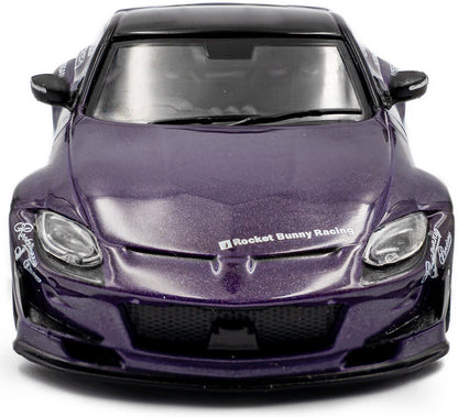 Nissan PANDEM Fairlady Z - Purple (400Z Rocket Bunny Bodyit) 2023 1:43 Solido Model (view 6)