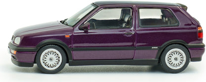 VW Golf MKIII VR6 Purple 1994 1:43 Solido Model (view 2)