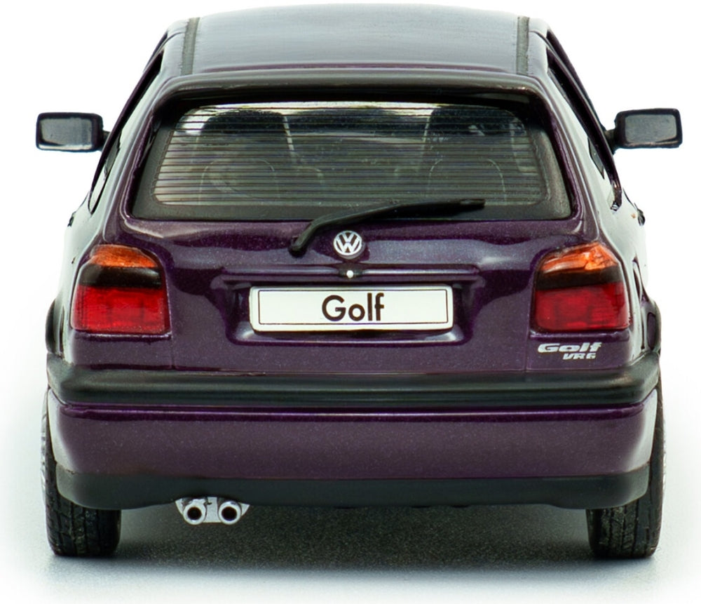 VW Golf MKIII VR6 Purple 1994 1:43 Solido Model (view 3)