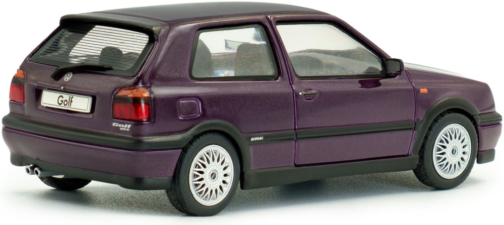 VW Golf MKIII VR6 Purple 1994 1:43 Solido Model (view 4)