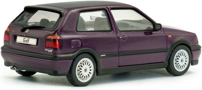 VW Golf MKIII VR6 Purple 1994 1:43 Solido Model (view 4)