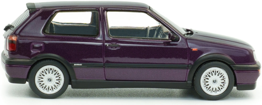 VW Golf MKIII VR6 Purple 1994 1:43 Solido Model (view 5)