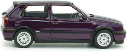 VW Golf MKIII VR6 Purple 1994 1:43 Solido Model (view 5)