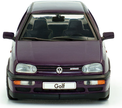 VW Golf MKIII VR6 Purple 1994 1:43 Solido Model (view 6)