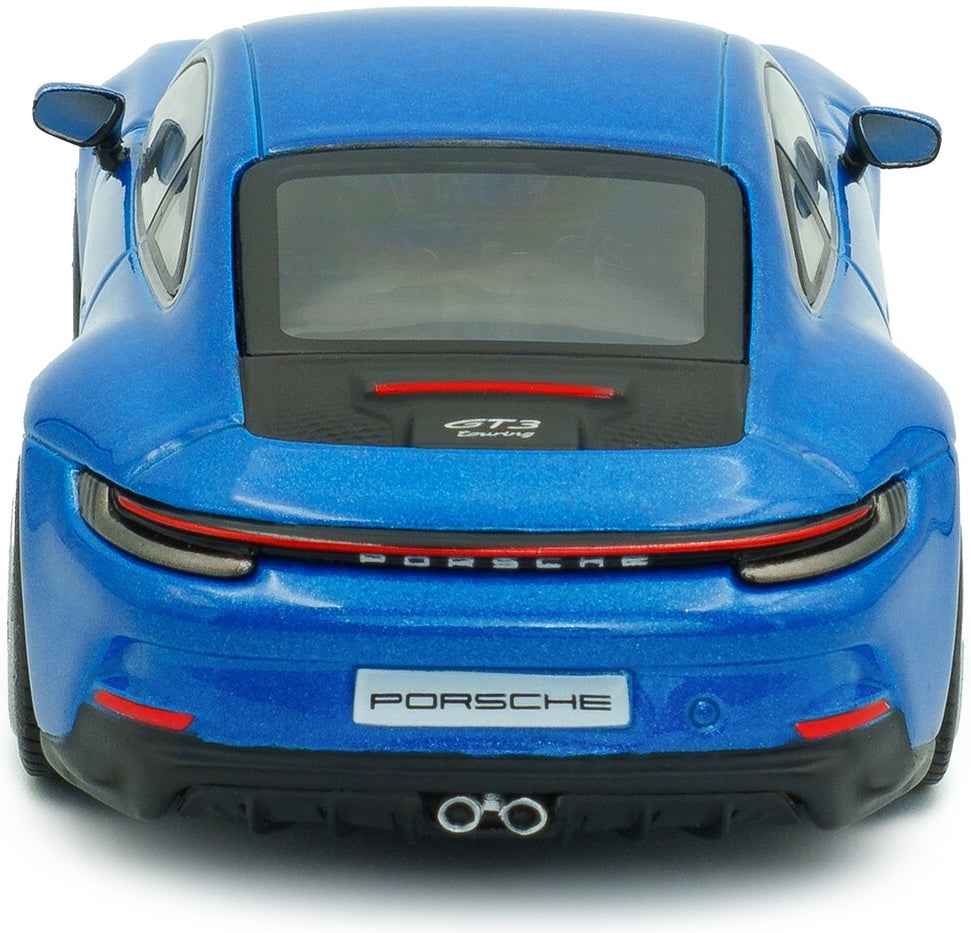 Porsche 911 (992) GT3 Touring South Sea Blue Metallic 2023 1:43 Solido Model (view 3)