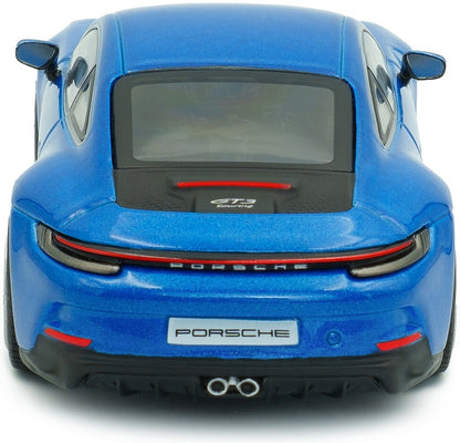 Porsche 911 (992) GT3 Touring South Sea Blue Metallic 2023 1:43 Solido Model (view 3)